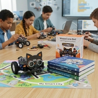 Robot Educativo de Programación WeeeMake Bot AIOT ESP32 para Niños con Kit de Robótica de Dibujo y Evitación de Obstáculos
