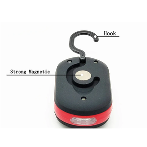 New Hot Bán với Hooks ngoài trời Đèn pha pottable được xây dựng trong pin sửa chữa đèn nam châm ABS Ngọn Đuốc Đèn pin 24Led làm việc đèn - Product Image 4