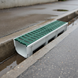 U Type Steel Reinforced Polymer <strong>Concrete</strong> Anti-Corrosion Durable <strong>Outdoor</strong> Drain <strong>Gutter</strong> &amp; Precast Channel - Product Image 1