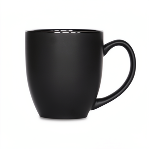 Black <b>Ceramic</b> <b>Mug</b> Custom Logo Coffee Cup with <b>Lid</b> Modern Drinkware <b>for</b> Office and Promotional Events - Product Image 1