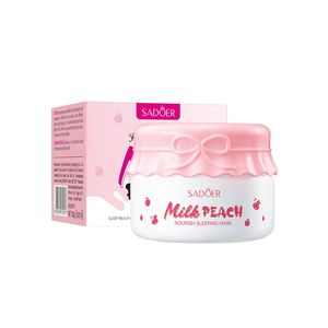 Sadoer Leche 120g Melocotón Aguacate Mascarilla <span class=keywords><strong>para</strong></span> <span class=keywords><strong>dormir</strong></span> Hidratante Nutritivo Rejuvenecedor Suavizante Antienvejecimiento Fruta Mascarilla <span class=keywords><strong>para</strong></span> <span class=keywords><strong>dormir</strong></span> - Product Image 6