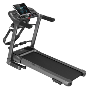 Tapis roulant pliable multifonction silencieux pour usage domestique, fitness aérobie avec test de fréquence cardiaque et écran LED, type à entraînement électrique - Product Image 3