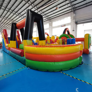 Pista de obstáculos inflable para adultos, parque inflable gigante para fiestas al aire libre, castillo hinchable, parque de atracciones - Product Image 5