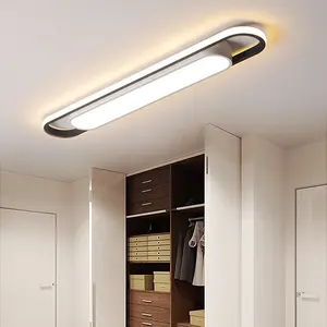 Luminaires nordiques bande montée en Surface lampe à LED lustre de plafond de lumière naturelle blanche pour intérieur maison chambre salon
