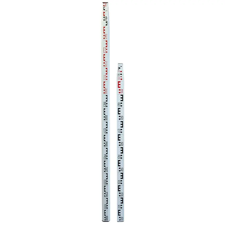 Melhor Preço Alta Qualidade 4M 4 Seções Surveying Acessórios Fiberglass Nivelamento Pessoal