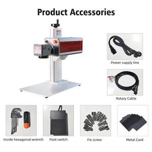 Mini 20w 30w Laser Engraving Machine Co2 Galvo Laser Marking Machine For Engrave Wood Acrylic LeatherNon-Metal Materials