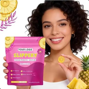 Suplemento Nutricional Acidophilus con Sabor Natural a Piña, Gomitas Probióticas para Mujeres, Equilibrio del PH y Control de Hongos - Product Image 2