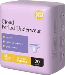 Mutandine Mestruali X9 per Donna, Assorbenti Igienici Usa e Getta, Protezione Mestruale Effetto Nuvola - Product Image 1