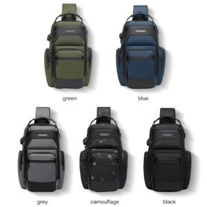 <span class=keywords><strong>Ozuko</strong></span> 9808 Sling Crossbody Bag Bolso de hombro, ligero One Strap Sling Bag Mochila para senderismo Caminar Ciclismo Viajes Ciclismo - Product Image 5