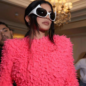 Gafas de Sol Cat Eye Y2K para Mujer, Protección UV400, Montura de PC, Lentes Negras, Estilo Urbano Moderno, para Salidas, Fiestas y Actuaciones - Product Image 1