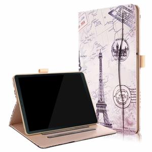 Étui à rabat en cuir PU pour <span class=keywords><strong>tablette</strong></span> <span class=keywords><strong>Samsung</strong></span> Galaxy Tab <span class=keywords><strong>S4</strong></span> 10,5 pouces T830/T835 - Product Image 1