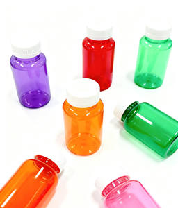 250cc جودة عالية لشفاف فارغ أقراص فيتامين بلاستيكية طبية بلاستيكية كبسولات الحيوانات الأليفة غطاء زجاجات حبوب - Product Image 1