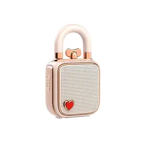 迪沃姆LoveLock便携式蓝牙扬声器迷你可爱复古时尚设计5w音箱理想女孩礼物
