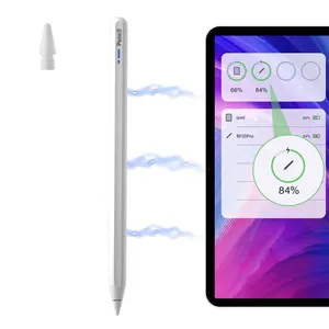 Para Apple iPad Lápis 2 Caneta Stylus iPad Pro 11 12.9 2021 2022 10.2 7th 8th 9th 10th Gen mini 5 6 Air 3 4 5 10.9 Pressão de inclinação