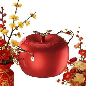 Casserole antiadhésive en forme de pomme Zunck pour un usage domestique - Mijoteuse - Casserole - Beau cadeau - Convient aux fêtes - Product Image 6