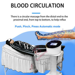 Luftdruck-Kompressionsanzug mit 24 Luftkammern, Jacke und Hose, Pressotherapie-Lymphdrainage-Ganzkörpermassagegerät - Product Image 5