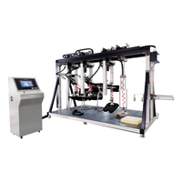 Machine d'essai de fatigue pour canapés, testeur de durabilité des meubles, contrôle PLC, 999 999 cycles, équipement conforme aux normes GB EN