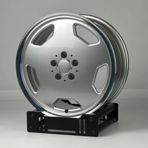 Cerchi in Lega Forgiati Bku per Mercedes W124 W210 W202 W208 W203 CLK <span class=keywords><strong>R129</strong></span> 17 18 Pollici 5x112 Personalizzati Classici Argento OEM - Product Image 1