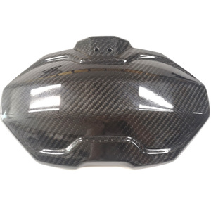OEM personnalisé 3k brillant mat en fibre de carbone forme spéciale pièces de carrosserie de moto garde-boue - Product Image 2