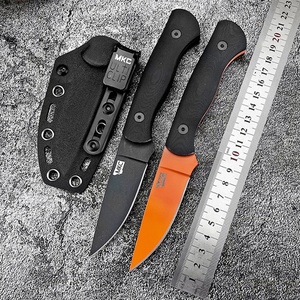 Couteau utilitaire multi-usage fixe 8Cr13MoV pour l'extérieur, camping, pêche, alpinisme, avec manche intégral antidérapant en fibre G10, DIY OEM - Product Image 6
