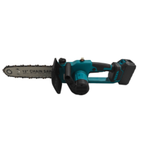Scie à chaîne électrique sans fil portative de haute qualité 21V haute vitesse pour le travail du bois et le jardinage, 12 pouces