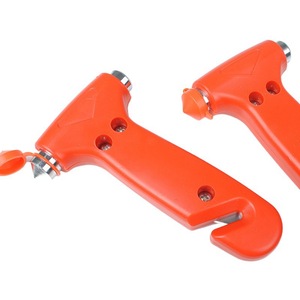 Martillo de Emergencia Rojo de Aleación de Aluminio y Acero al Carbono ABS, Rompeventanas, Herramienta de Seguridad para Automóvil, Escape y Rescate Multifuncional - Product Image 3