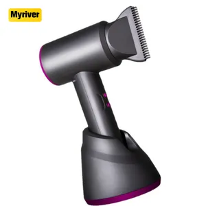 Myriver nouveau sèche-cheveux Intelligent Bldc Portable Mini sèche-cheveux à piles et lisseur rotatif peigne bouclé