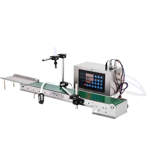 Máquina automática de llenado de líquidos con cinta transportadora para agua, perfume, aceite, jugo, leche, bebidas, vino, detergente, champú y loción - Product Image 1