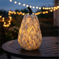Support de citrouille en résine moderne pour décoration de Noël, imperméable et durable, centre de table, artisanat complexe