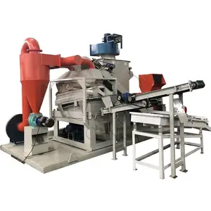 Long-lasting Performance Copper Wire Recycling Machine Wire Granulator Recycling Plant Waste Electronic Cable Separator