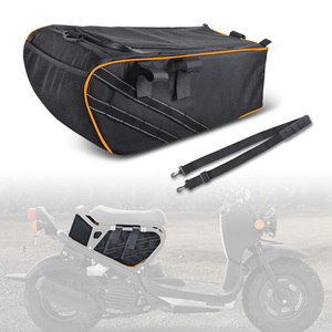 Bolsas de Asiento Trasero para Motocicleta, Bolsa de Almacenamiento de Carga Debajo del Asiento, Mochila Impermeable de Línea Naranja para Honda Ruckus Zoomer 2010-2021 - Product Image 1