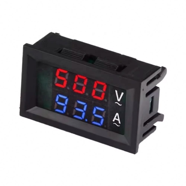 Dual Led 0.28 Display for DC0-100V 100A Voltage and Current Test Digital Instrument Digital Meter Panel Amplifier Red Blue 100A