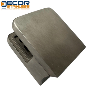 Outils et quincaillerie de la marque DECOR, pince à verre en acier inoxydable 316 haute résistance, type <span class=keywords><strong>D</strong></span>, dos <span class=keywords><strong>rond</strong></span> - Product Image 5