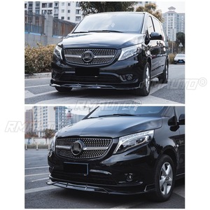 Difusor de Parachoques Delantero para Automóvil, Spoiler Negro Brillante, Pieza de Modificación para Mercedes Benz Vito V260 W447 2016-2023, Accesorios para Automóvil - Product Image 3