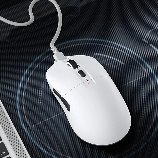 Wireless Gaming Mouse Custom Pixart 3395 Sensor 26000DPI Triple-Mode 4K Dongle Extended Cable for Notebook Laptop