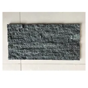 China supply quartz black color B-1 for exterior and interior wall natural culture stone