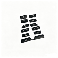Boutons de commande de climatisation (11/12/14 boutons) Cache-interrupteur à touches fonctionnelles pour BMW Série 5 7 F01 F02 F10 F07 61319313923