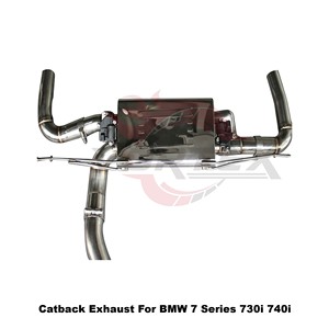 Vortex High Performance Stainless Steel Valvetronic Catback <b>Exhaust</b> for BMW 7 Series 730i 740i G11 G12 B48 B58 Engine - Product Image 4