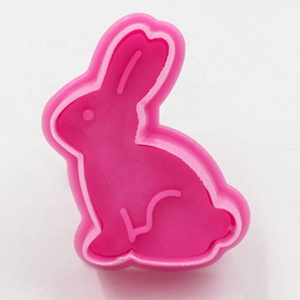 4 Pcs Cute Diy Plastic Baking Making Plunger Press Egg Rabbit butterfly <strong>Easter</strong> <strong>Cookie</strong> <strong>Cutters</strong> - Product Image 4