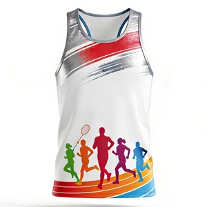 Camiseta Deportiva de Malla de Secado Rápido con Impresión por Sublimación Completa Personalizada, Servicio OEM, para Promoción de Eventos Deportivos y Equipos de Maratón - Product Image 5