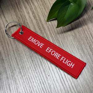 OEM ODM 도매 가방 사용자 정의 양면 짠 키 체인 로고 편지 - Product Image 5