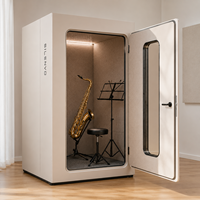 Cabine insonorisée pour la musique, cabine d'enregistrement vocal, salle acoustique modulaire pour le chant et la pratique des instruments