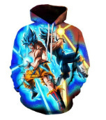 44 styles de sweats à capuche personnalisés Dragon Super Saiyan Goku Frieza Vegeta Cartoon Anime pour hommes et enfants - Product Image 6