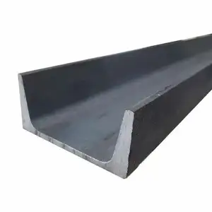 Canal C de acero negro con capa de polvo a bajo precio de fábrica de China