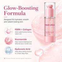 Sérum Brume Gelée Coréen OEM avec PDRN Rose, Collagène, Spray Éclat, Niacinamide, Glutathion et Acide Hyaluronique