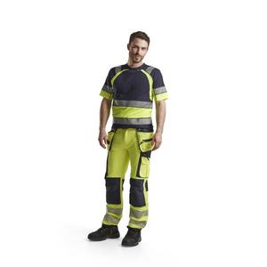 Blaklader-342110308833S เสื้อยืดสีน้ำเงินเข้ม/Hi-Vis เหลือง-EAN HI-VIS 7330509620960ชุดทำงาน - Product Image 5