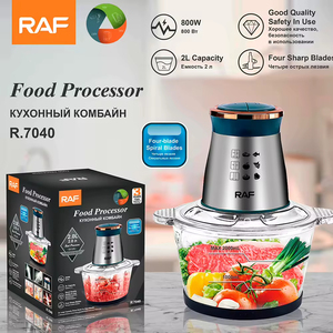 Robot culinaire électrique 800W avec bol en verre de 2L, machine compacte pour fufu, idéal pour un mixage fluide, des hachages et une efficacité culinaire quotidienne - Product Image 6