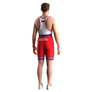 Trajes de lucha para hombre, leotardos deportivos sin mangas, monos de entrenamiento, leotardos de levantamiento de pesas - Product Image 6