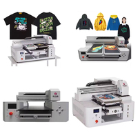 Imprimante DTG A3 pour l'impression de t-shirts, machine d'impression 3D multifonctionnelle automatique à plat pour t-shirts, sweats à capuche, imprimante numérique à jet d'encre