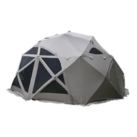 Tente de camping pliable personnalisée pour l'été, la pêche, les activités de plein air, en tissu Oxford, pour 4-5 personnes, abri de camping, tente à hub